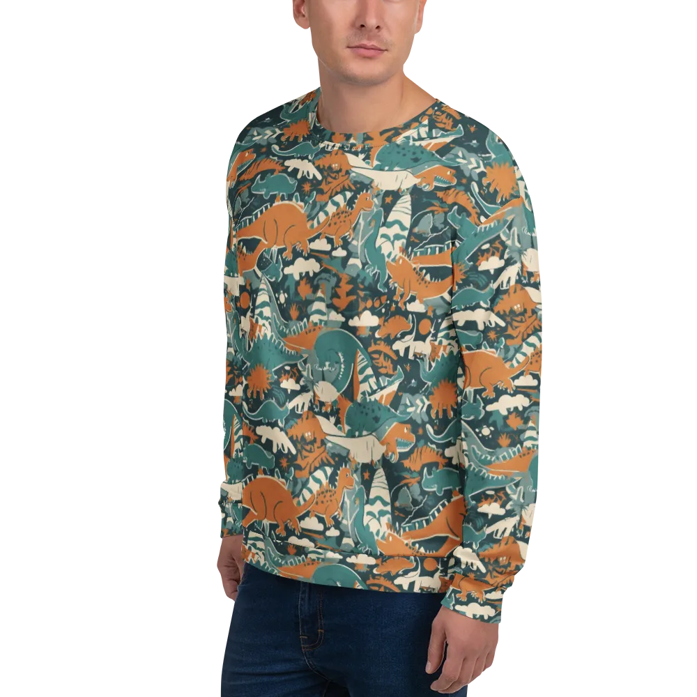 Amber Jurassic on Sweatshirt — Left Front