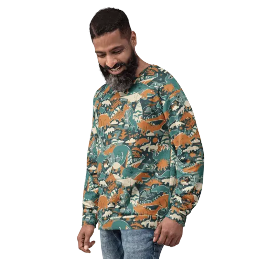 Amber Jurassic on a Sweatshirt