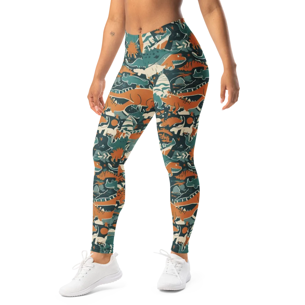 Amber Jurassic on Leggings — Left Front
