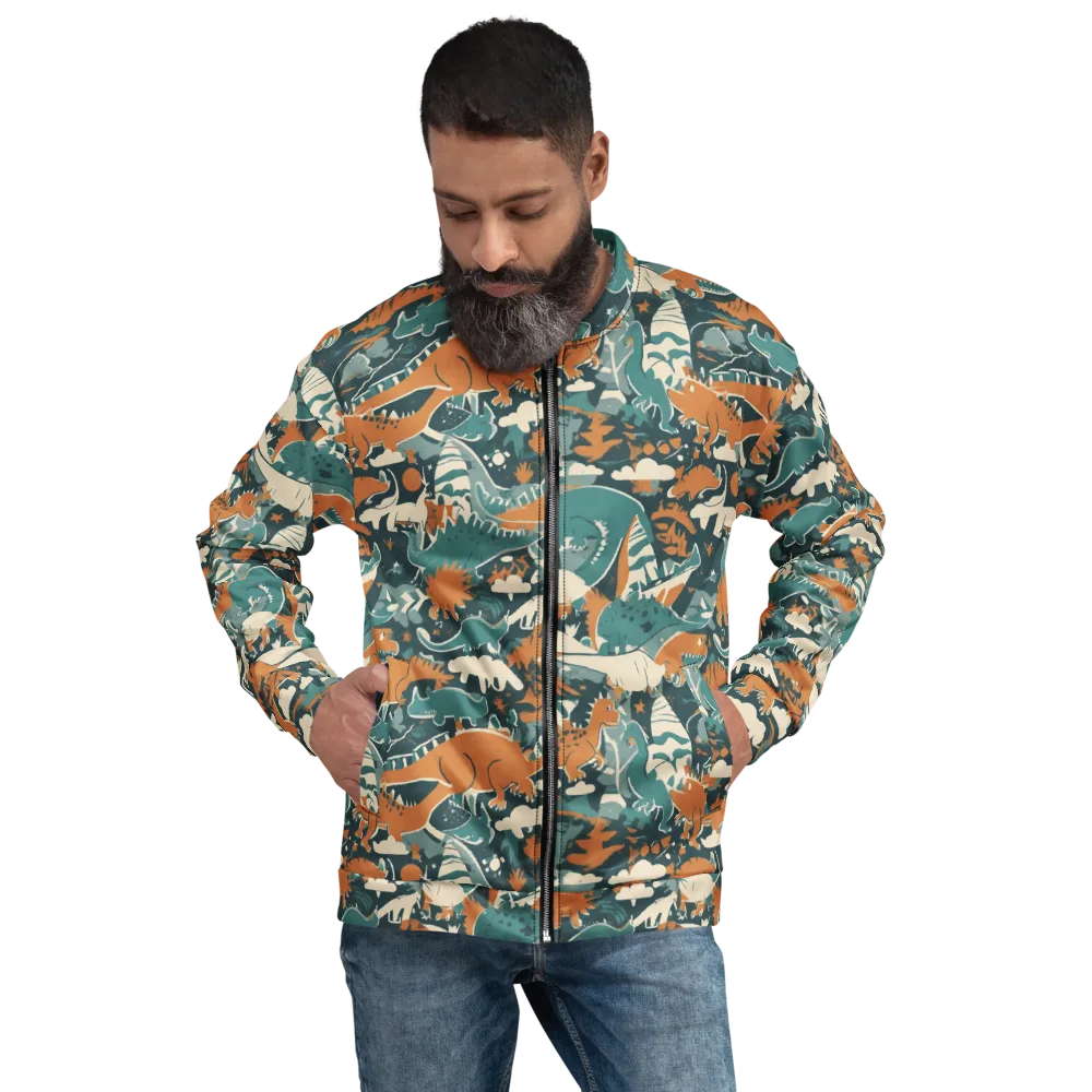 Amber Jurassic on Bomber Jacket — Front