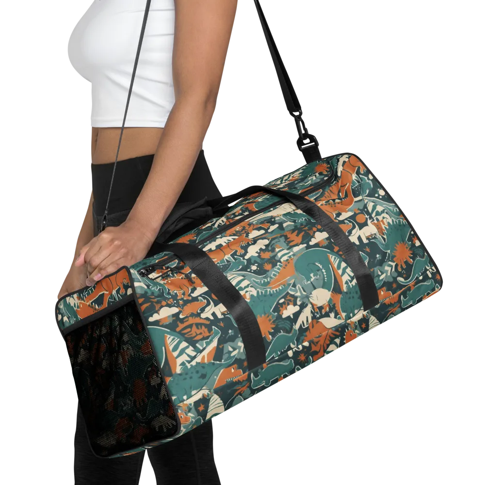 Amber Jurassic on Duffle Bag — Front