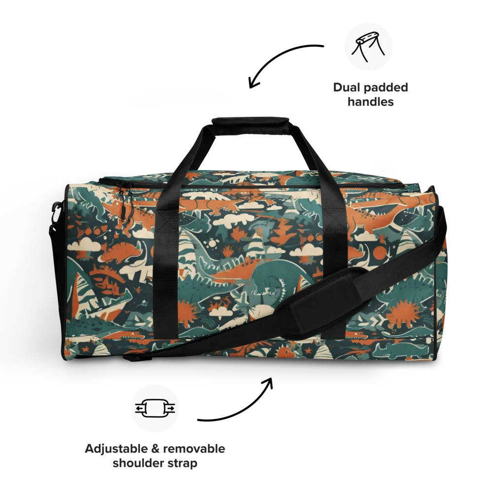 Amber Jurassic on Duffle Bag — Front