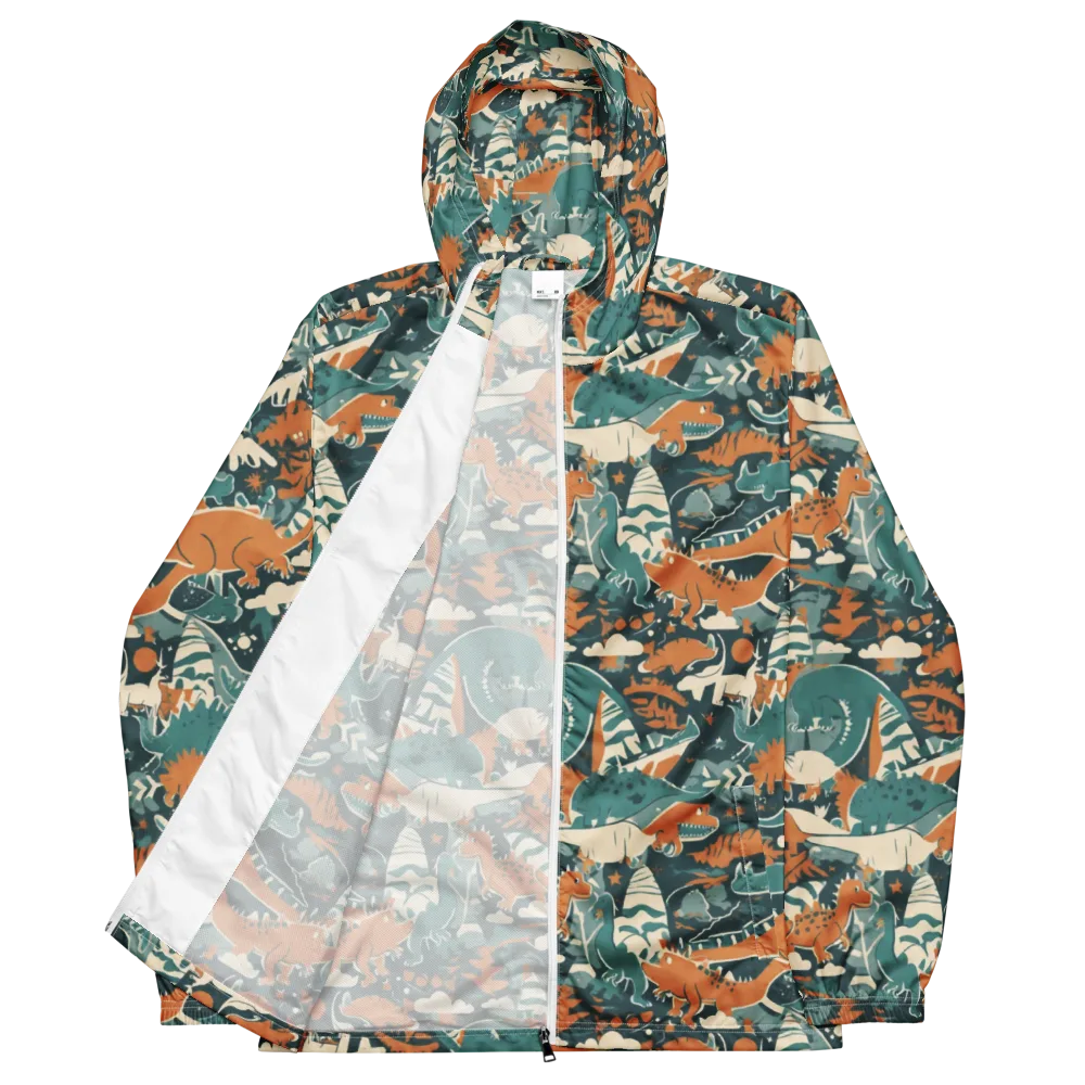 Amber Jurassic on Men's Windbreaker — Front