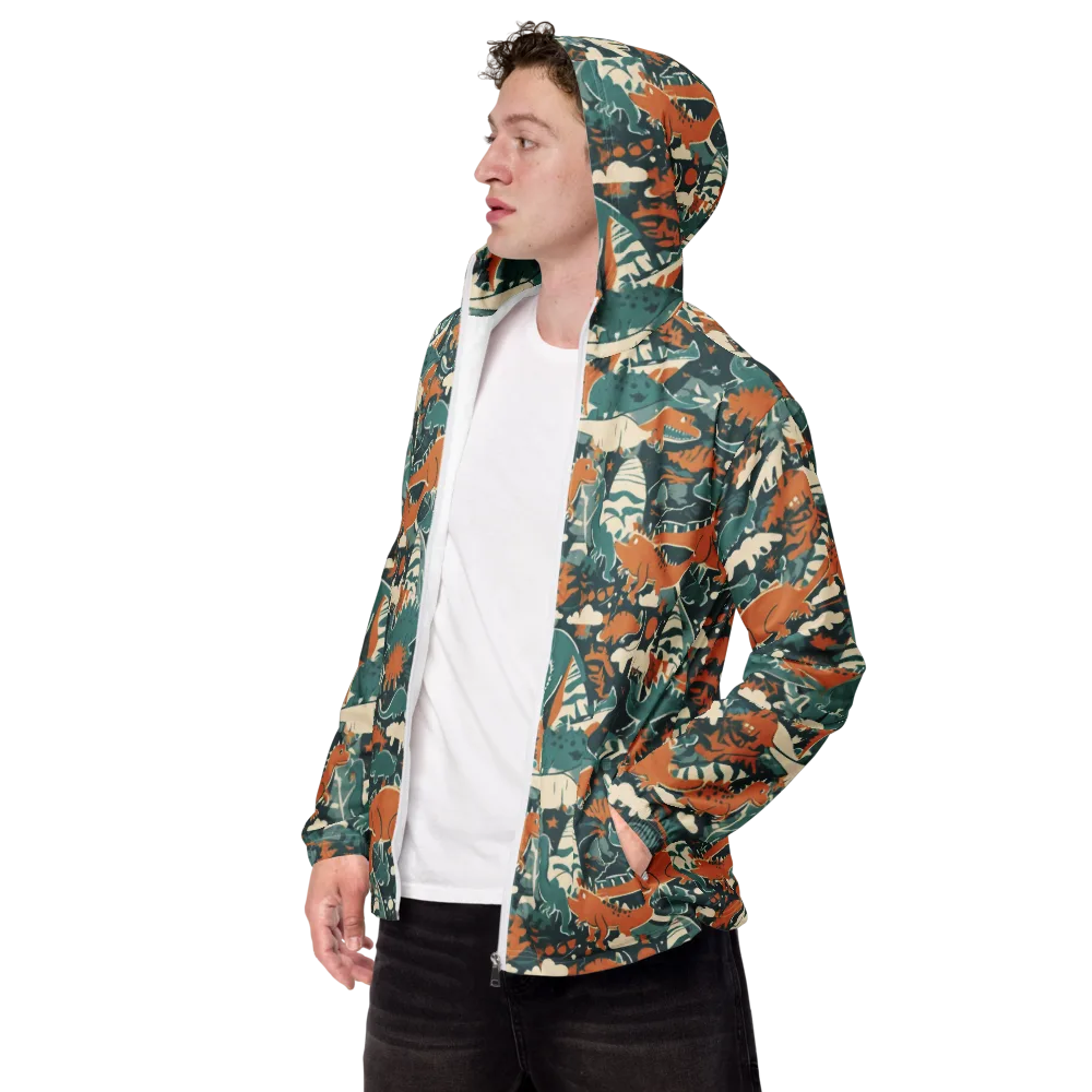 Amber Jurassic on Men's Windbreaker — Left Front