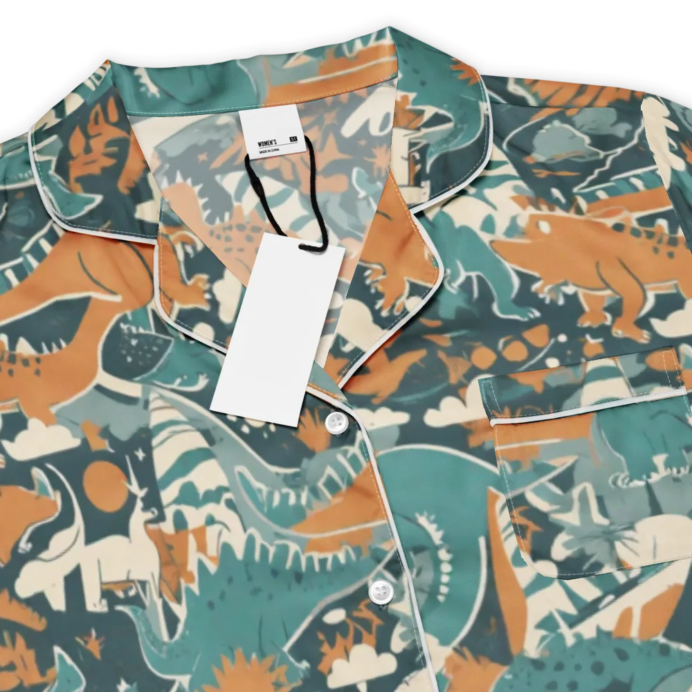 Amber Jurassic on Women's Short Sleeve Pajama Top — Product details