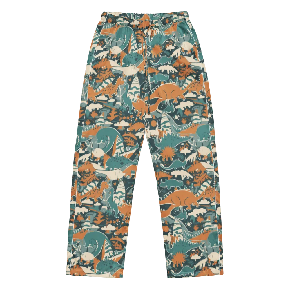 Amber Jurassic on Women's Pajama Pants — Front
