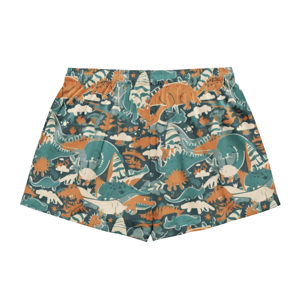Amber Jurassic on Women's Pajama Shorts — Back