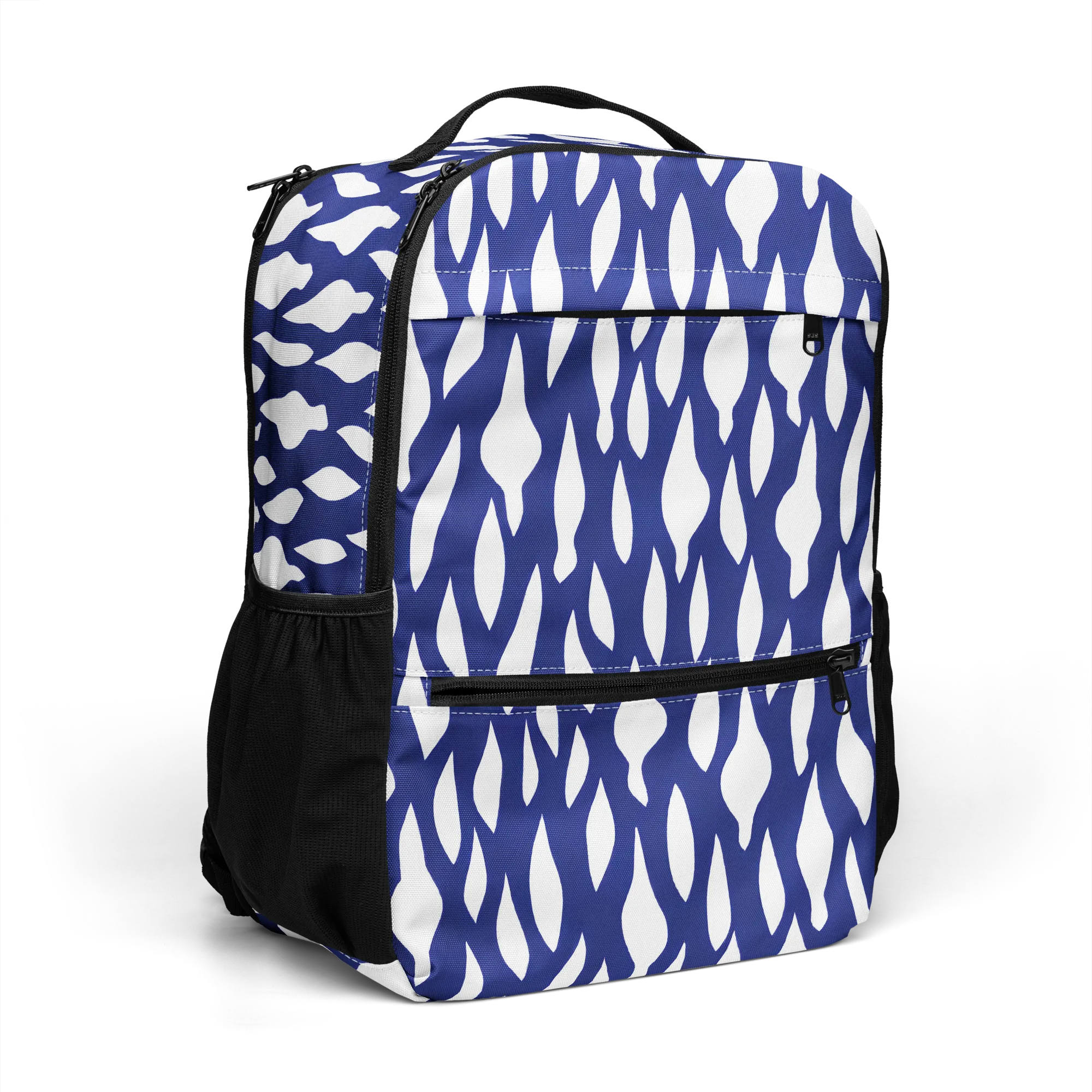 Indigo Interlace on Utility Backpack — Right Front