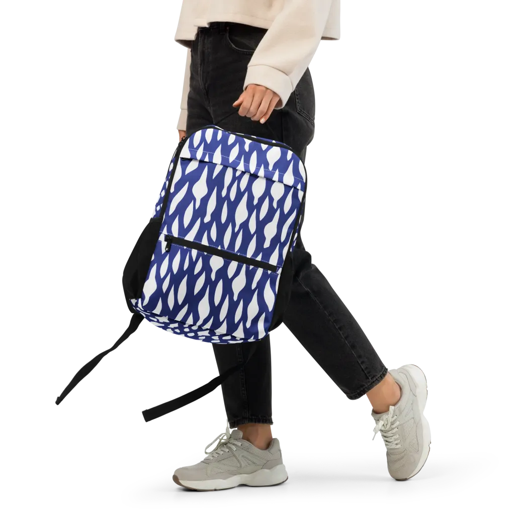 Indigo Interlace on Utility Backpack — Front