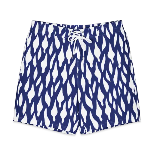 Indigo Interlace on a Men's Board Shorts