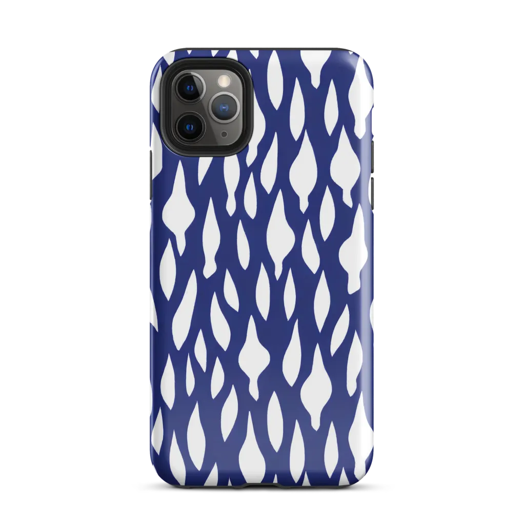 Indigo Interlace on Tough Case for iPhone® — Front