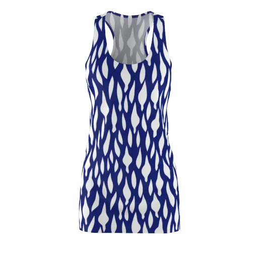 Indigo Interlace on a Racerback Dress