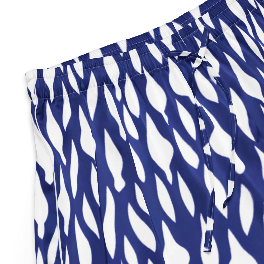 Indigo Interlace on Women's Pajama Shorts — Product details
