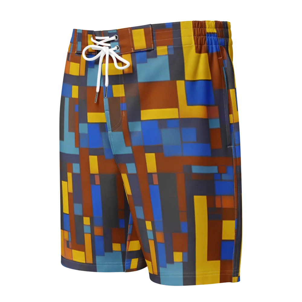 Modernist Ember on Men's Board Shorts — Front