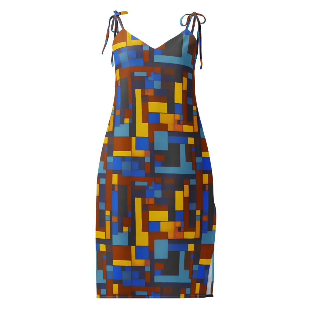 Modernist Ember on Slip Dress — Front
