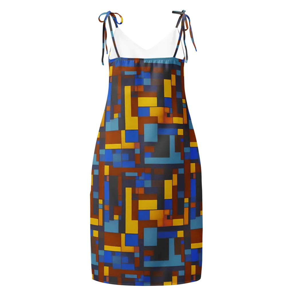Modernist Ember on Slip Dress — Back