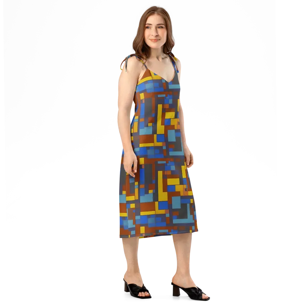 Modernist Ember on Slip Dress — Right Front