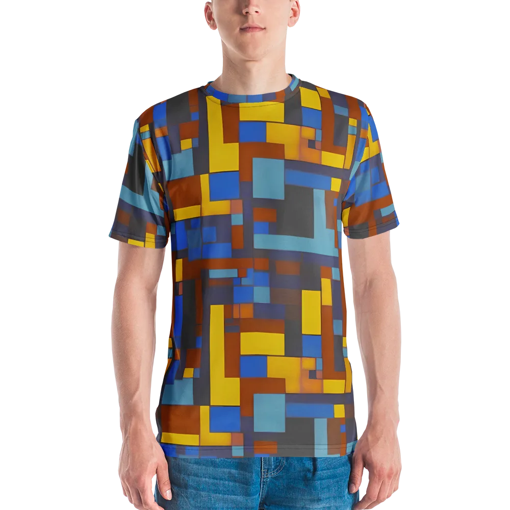 Modernist Ember on Men's Crew Neck T-Shirt — Front