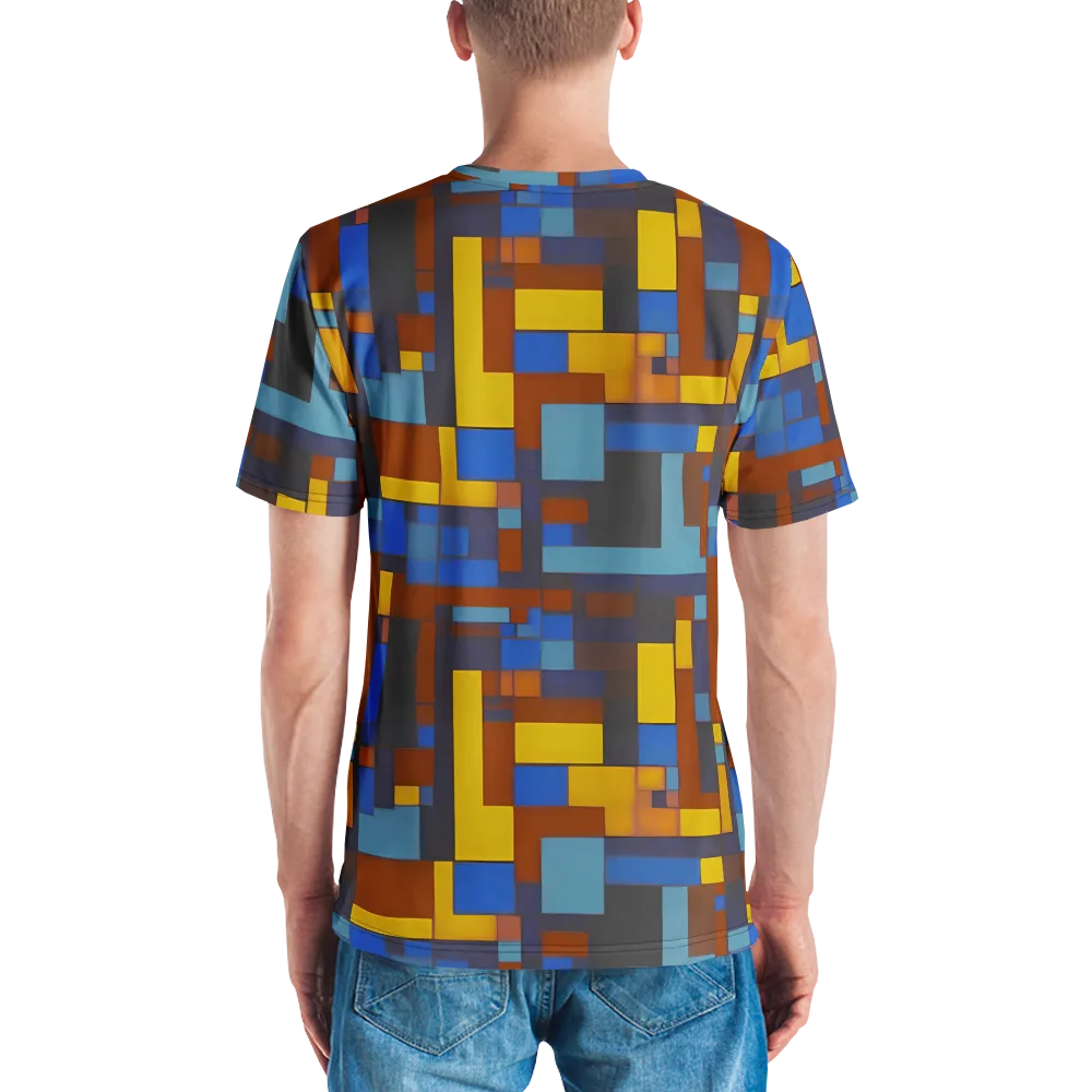 Modernist Ember on Men's Crew Neck T-Shirt — Back