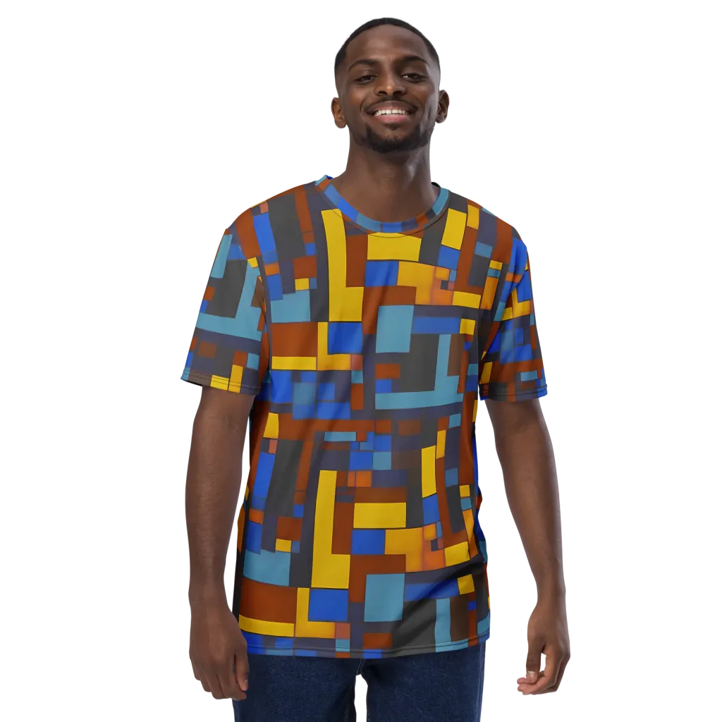 Modernist Ember on Men's Crew Neck T-Shirt — Front