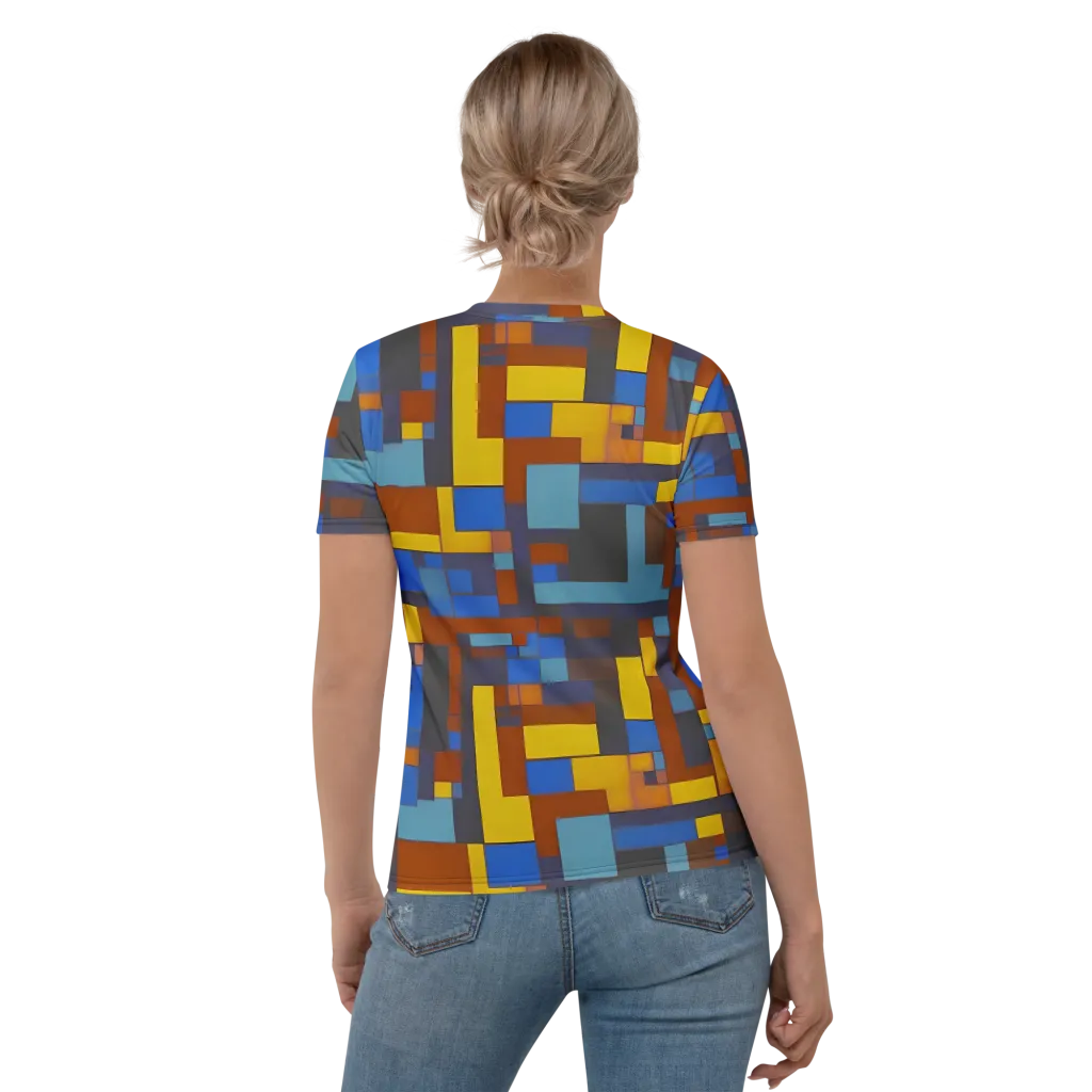 Modernist Ember on Women's Crew Neck T-Shirt — Back