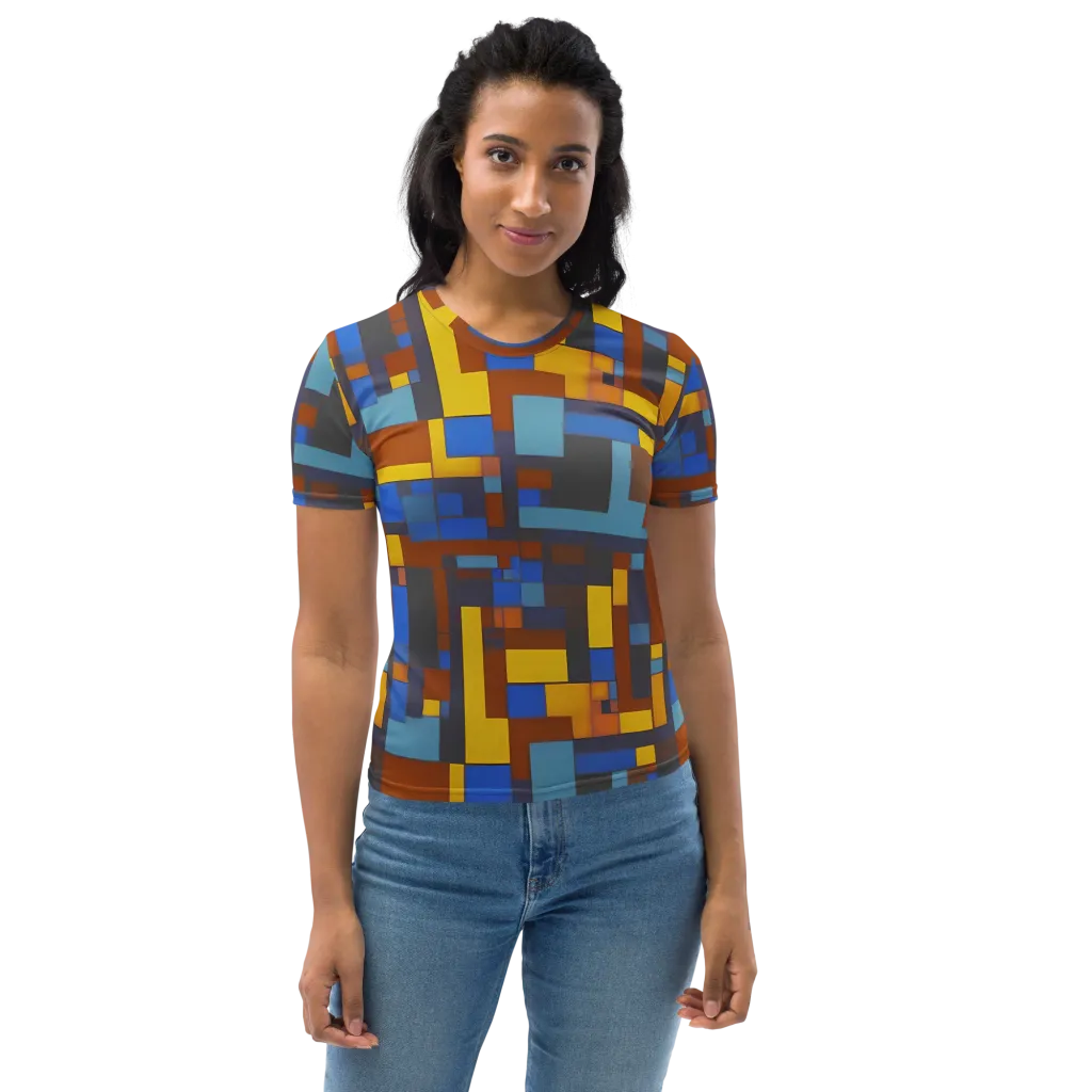 Modernist Ember on Women's Crew Neck T-Shirt — Front