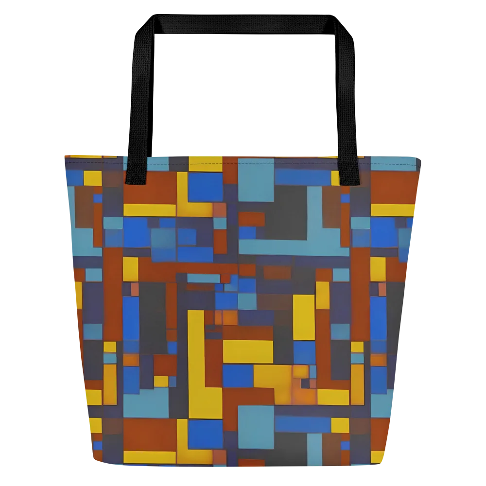 Modernist Ember on Large Tote Bag W/ Pocket — Front