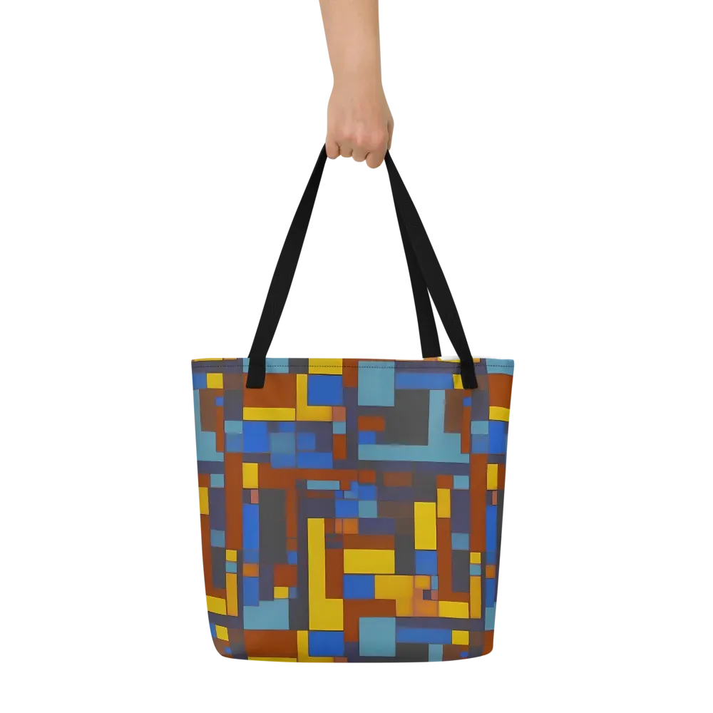 Modernist Ember on Large Tote Bag W/ Pocket — Front