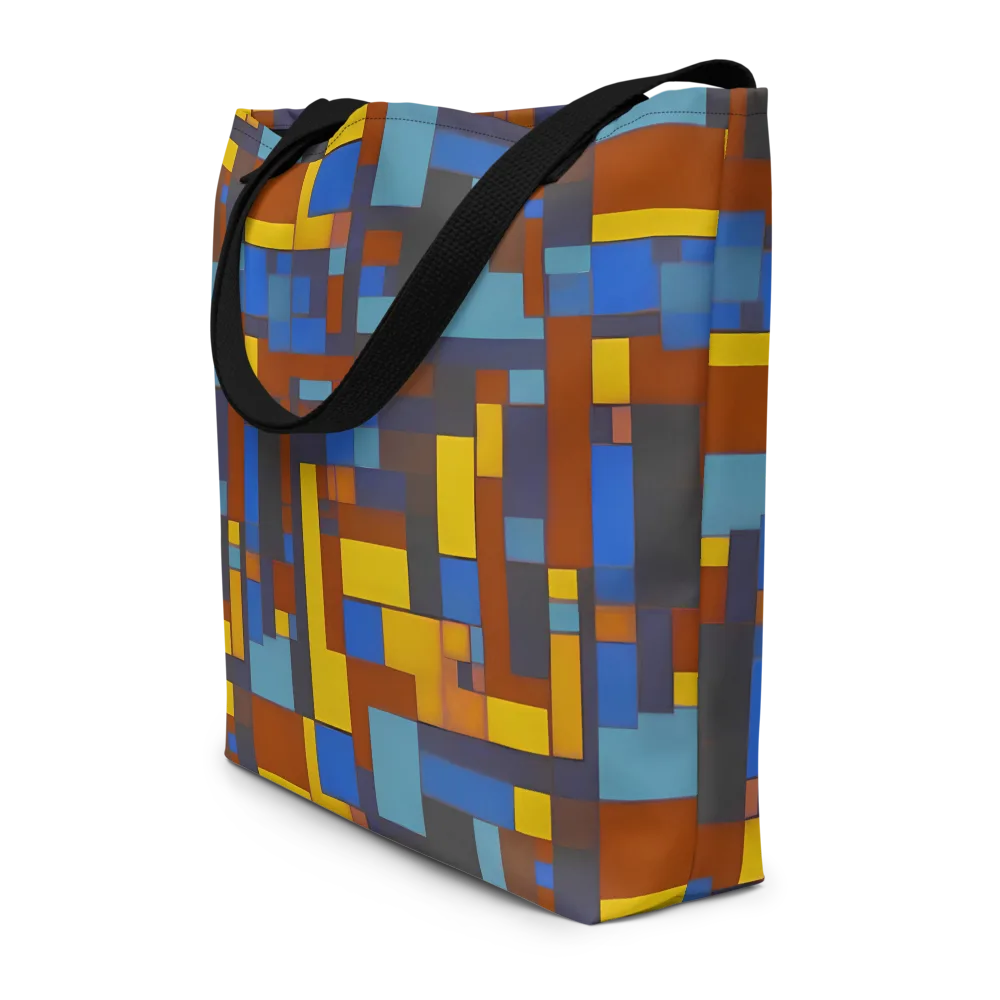 Modernist Ember on Large Tote Bag W/ Pocket — Front