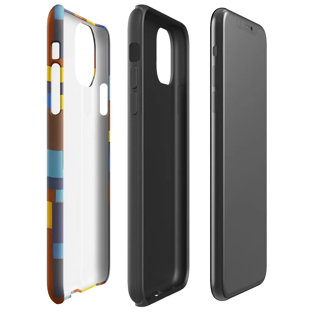 Modernist Ember on Tough Case for iPhone® — Right