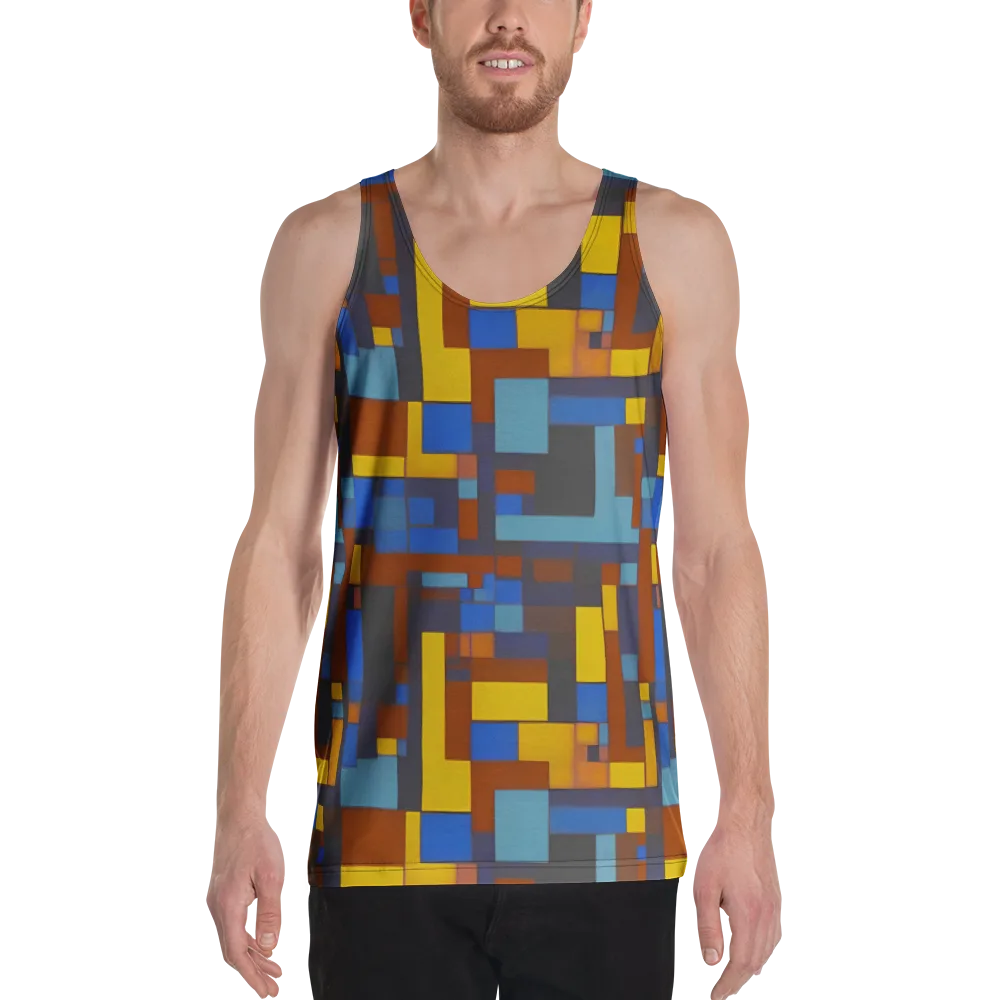Modernist Ember on Men's Tank Top — Front
