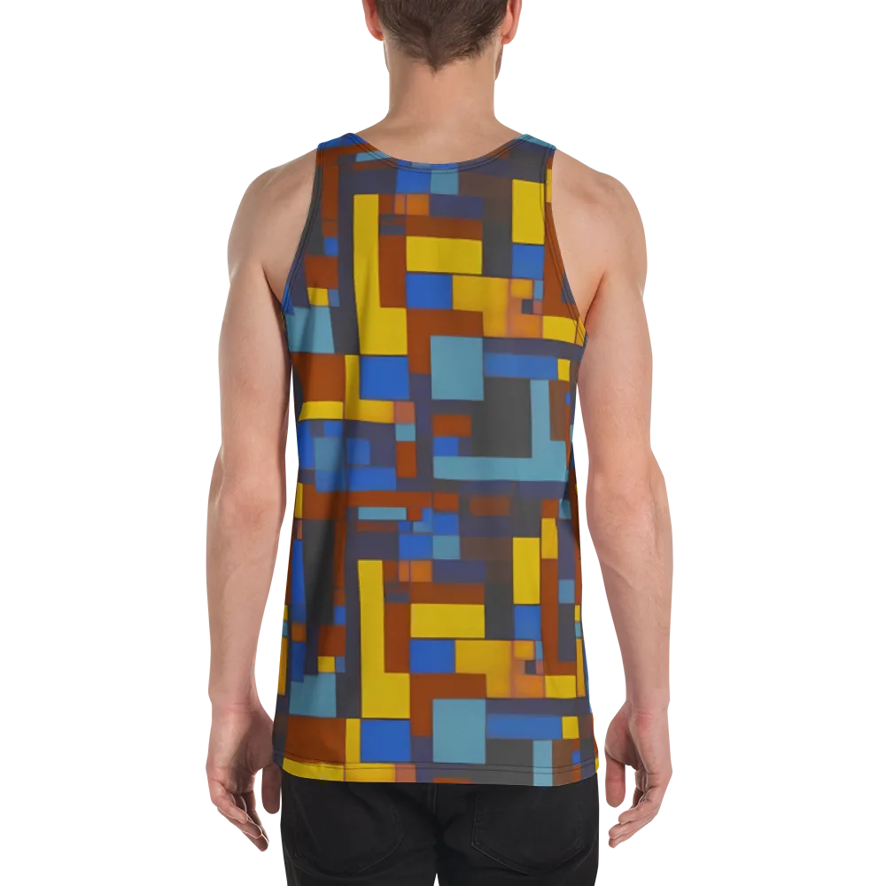 Modernist Ember on Men's Tank Top — Back