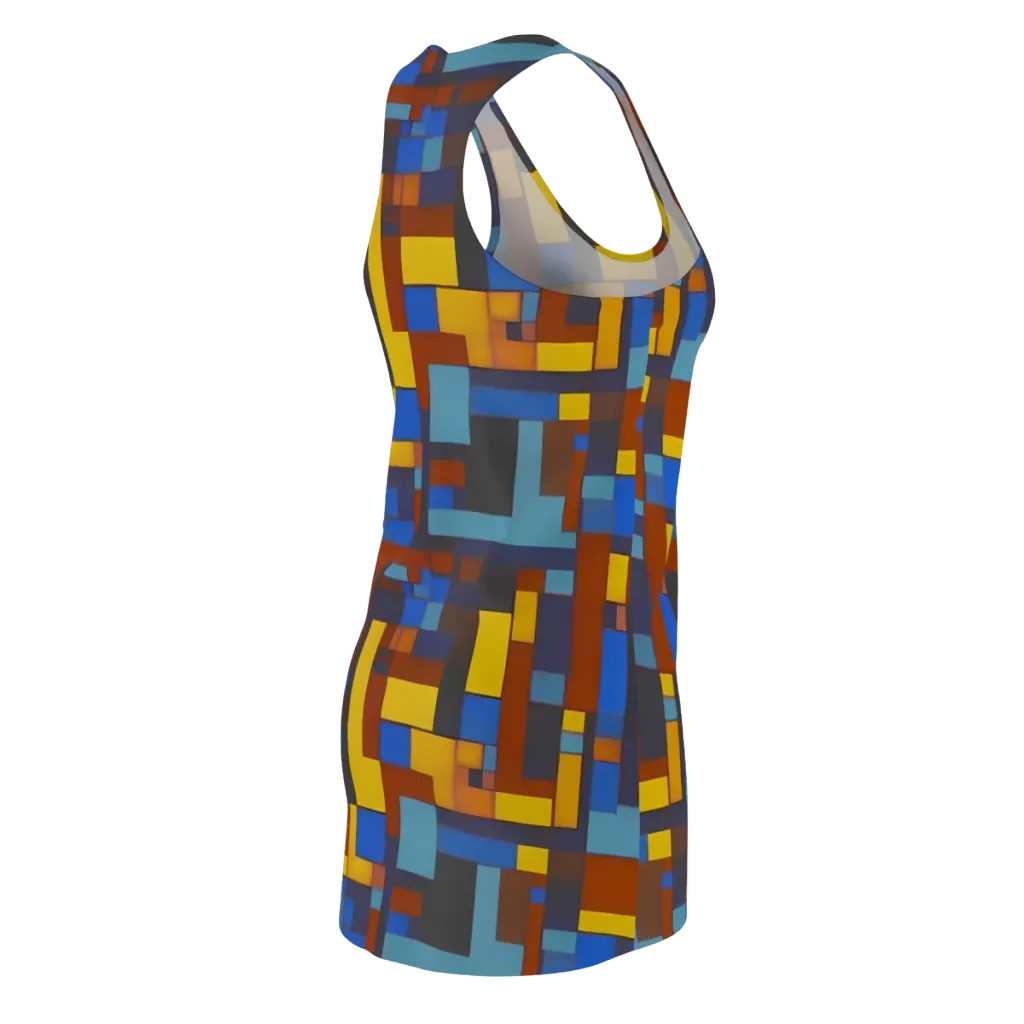 Modernist Ember on Racerback Dress — Back Side
