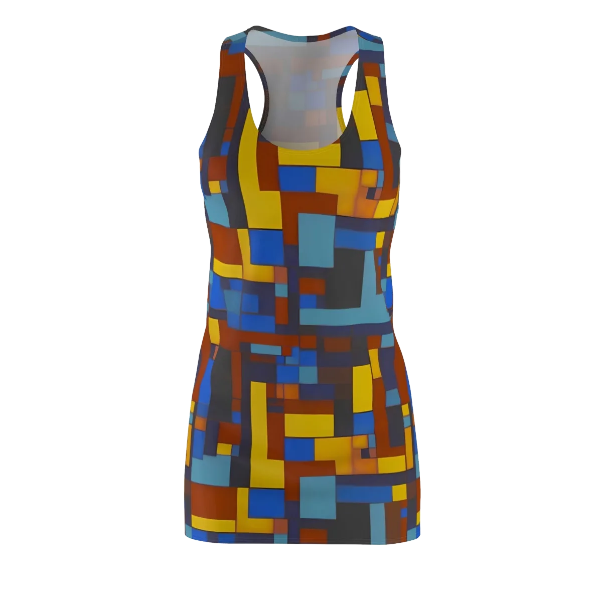 Modernist Ember on Racerback Dress — Front