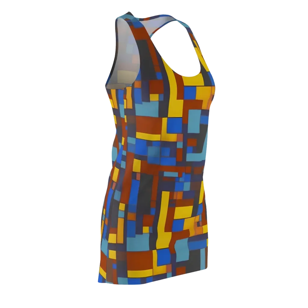Modernist Ember on Racerback Dress — Front Side