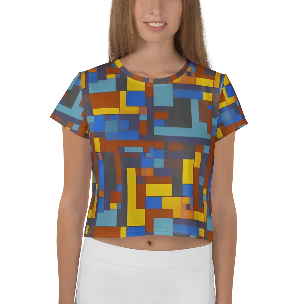 Modernist Ember on Crop Tee — Front