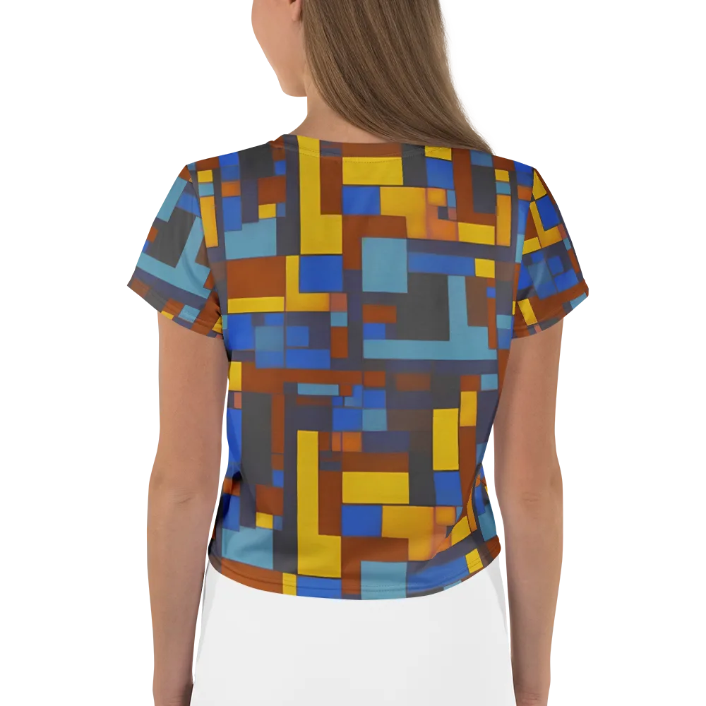 Modernist Ember on Crop Tee — Back