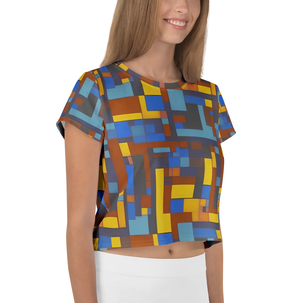 Modernist Ember on Crop Tee — Right