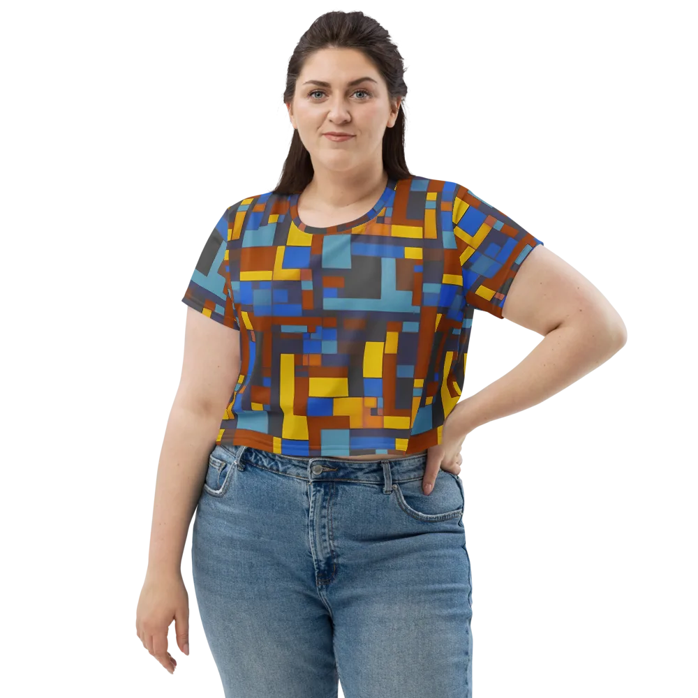 Modernist Ember on Crop Tee — Front