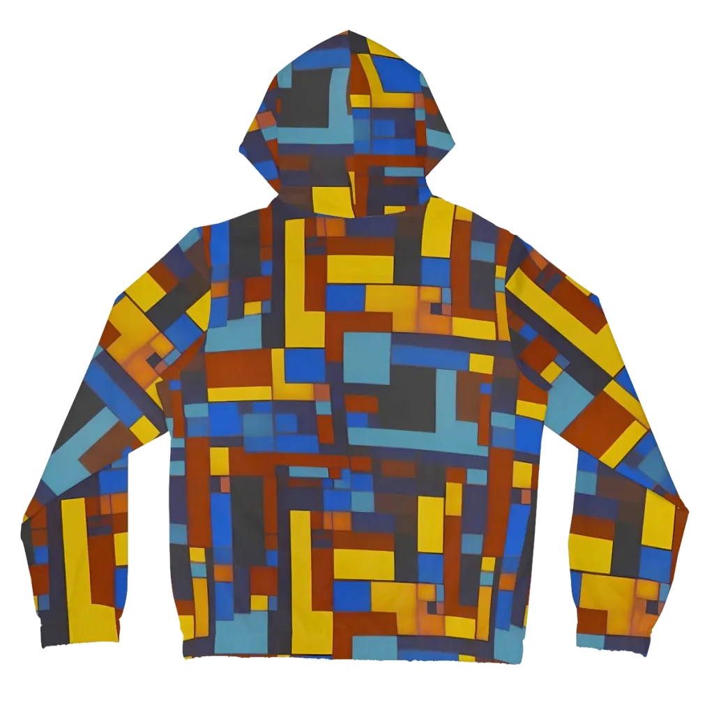 Modernist Ember on Women's Full-Zip Hoodie — Back