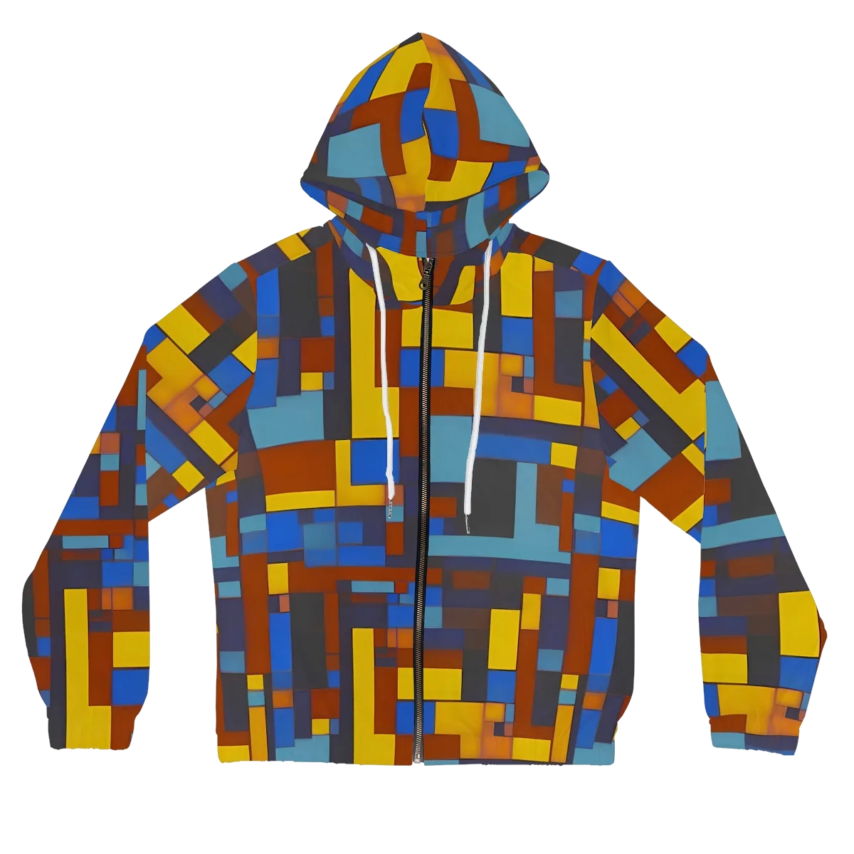 Modernist Ember on Women's Full-Zip Hoodie — Front