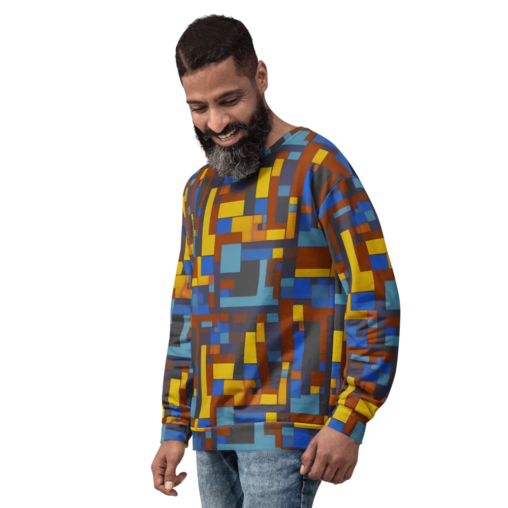 Modernist Ember on Sweatshirt — Left Front