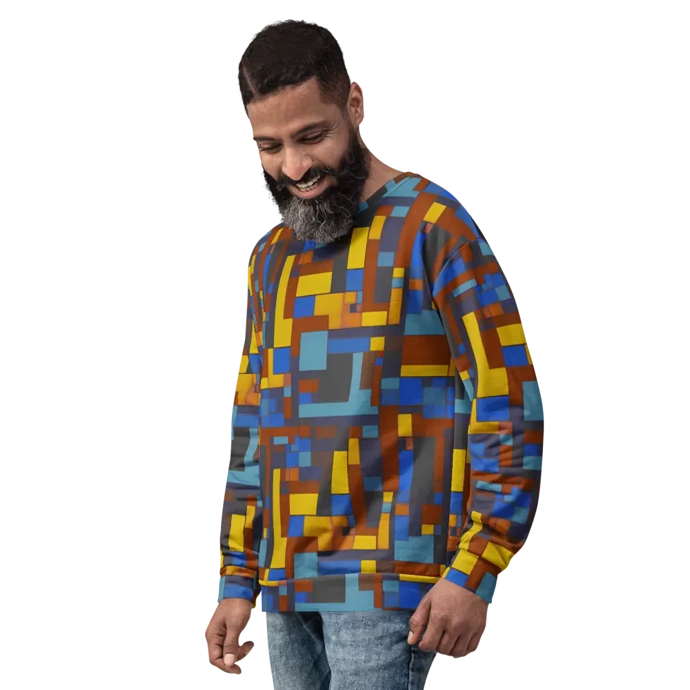 Modernist Ember on Sweatshirt — Left Front