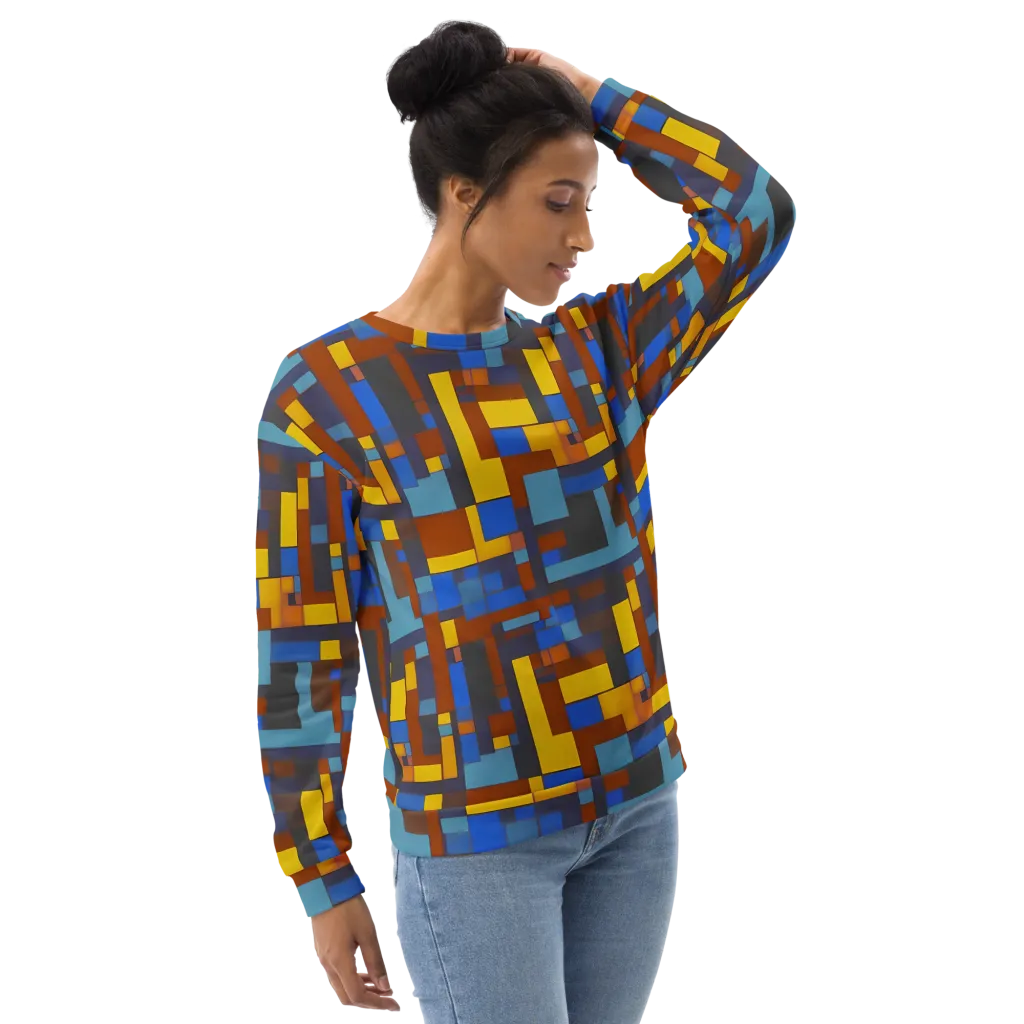 Modernist Ember on Sweatshirt — Right Front