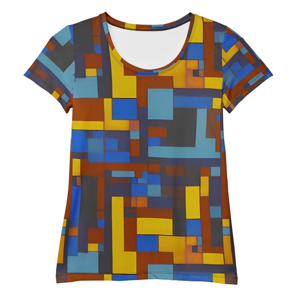 Modernist Ember on Women's Athletic T-Shirt — Front