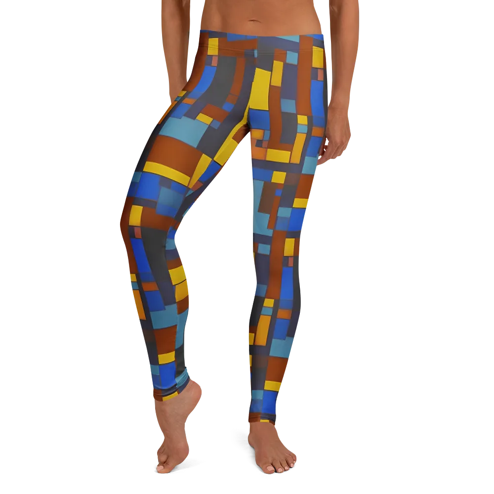 Modernist Ember on Leggings — Front