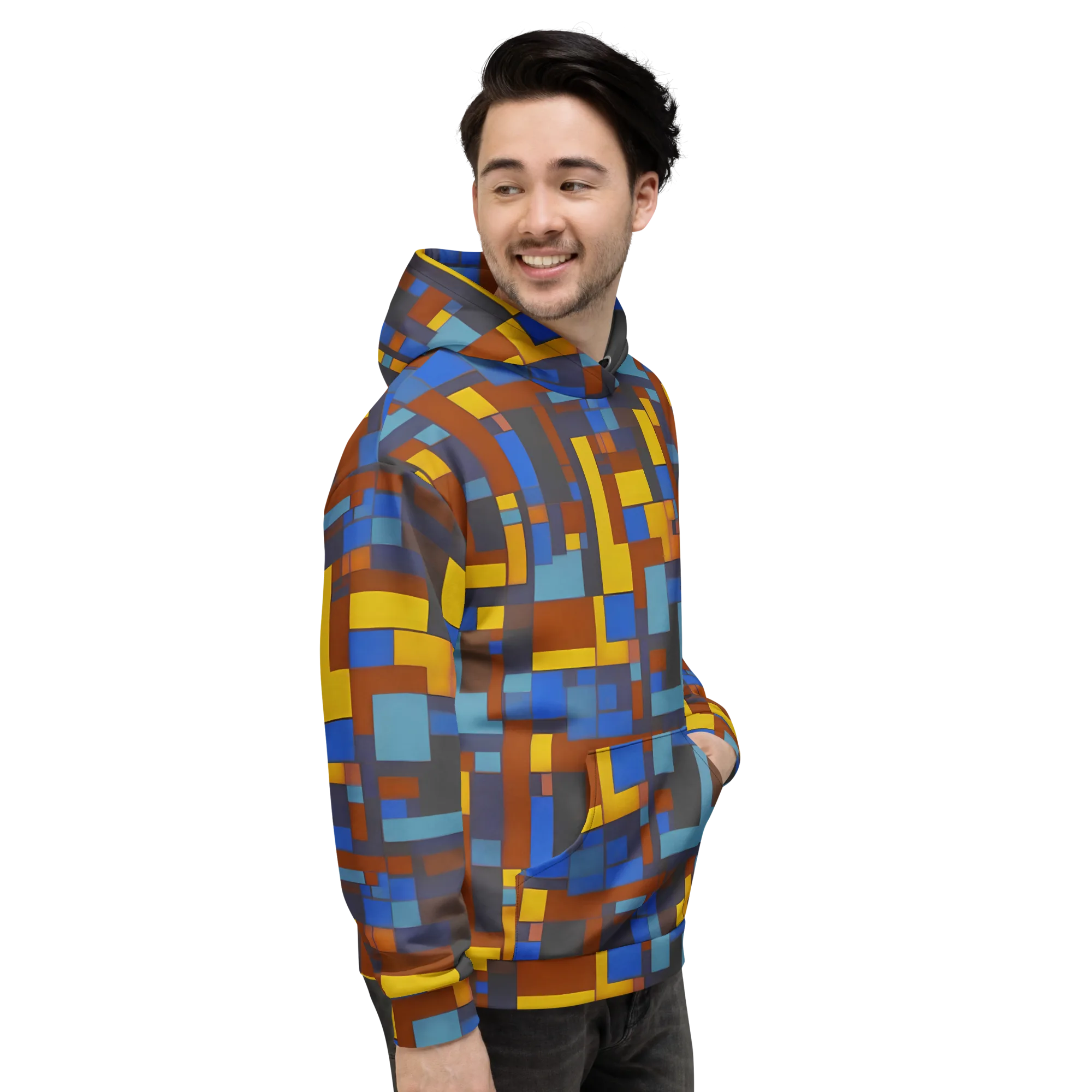 Modernist Ember on Hoodie — Right