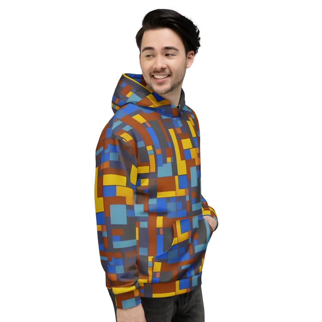 Modernist Ember on Hoodie — Right