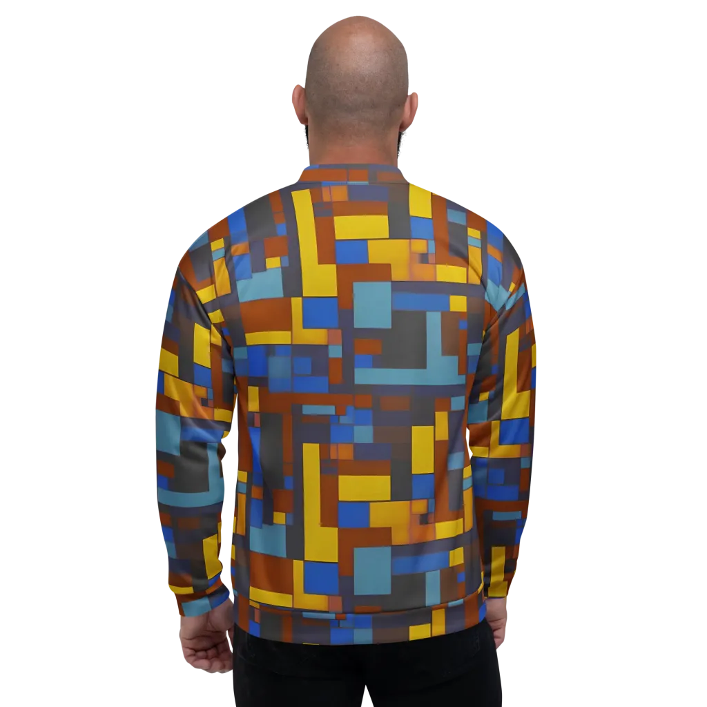 Modernist Ember on Bomber Jacket — Back
