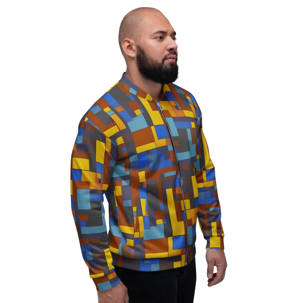 Modernist Ember on Bomber Jacket — Right